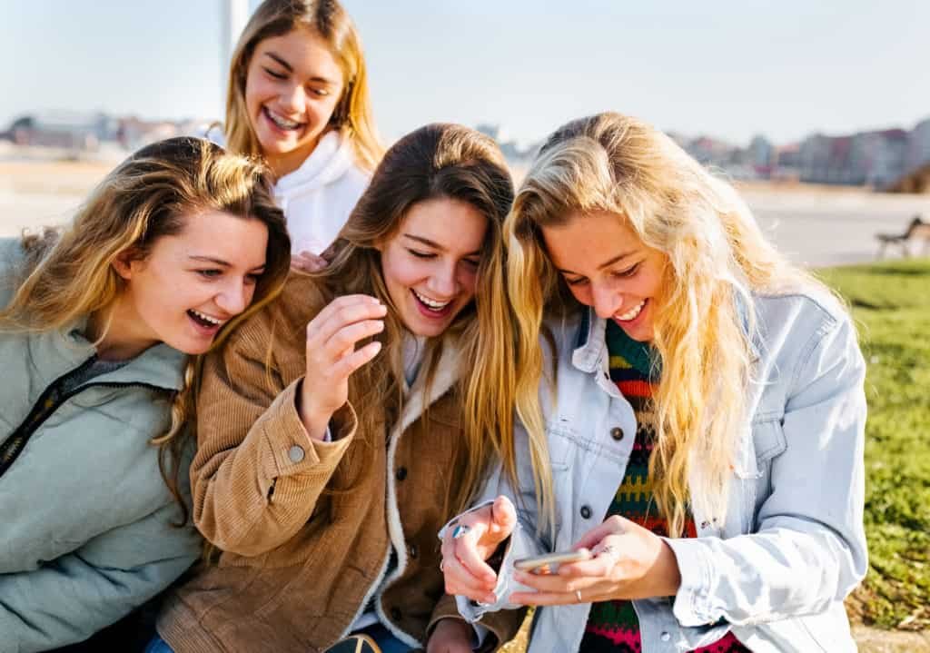 Friends spending time together